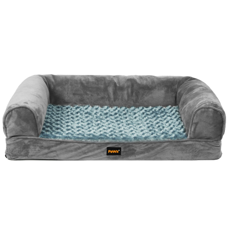 PaWz Pet Bed Sofa Dog Beds Bedding Soft M Grey Medium-1973193626750160897