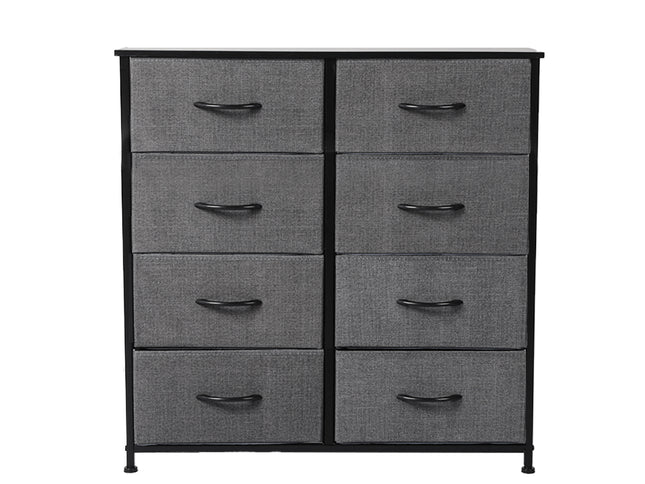 Levede Storage Cabinet Tower Chest Dark Grey-1973194072856334337