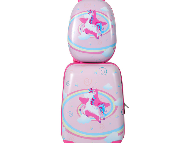 BoPeep 16''13'' 2PCS Kids Luggage Set Unicorn-1975420473697243137