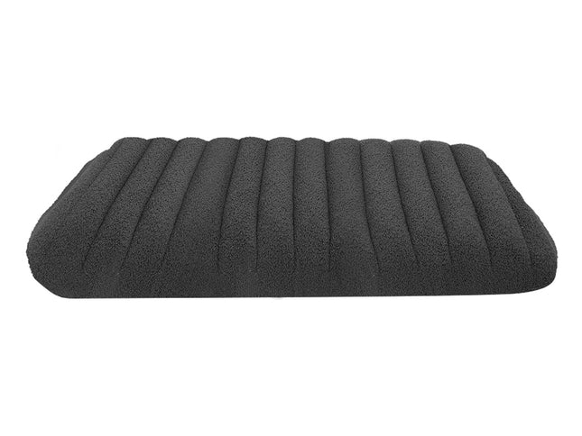 Pawz M Size Orthopedic Dog Bed with Sherpa Plush Removable Cover in Grey-2018816699335315457