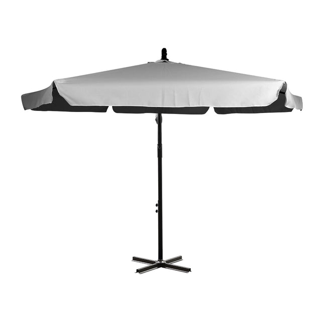 Mountview 3M Cantilever Umbrella Outdoor Grey Without Base-1975420433922658305