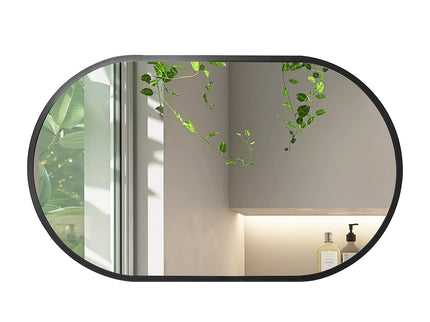 Yezi Large Wall Mirror Bathroom Decor Black-1910112986949881857