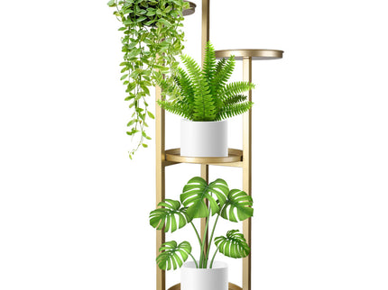 Levede Plant Stand Outdoor Indoor Flower Gold Large-1864184712449363969