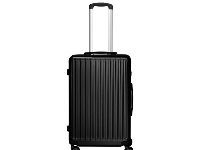 Slimbridge Luggage Suitcase Trolley Black 3pc 20"+24"+28"-1864184373633486849