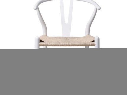Levede 2x Dining Chairs Wooden Hans White-1942353395633491969