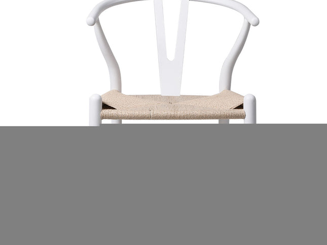 Levede 2x Dining Chairs Wooden Hans White-1942353395633491969