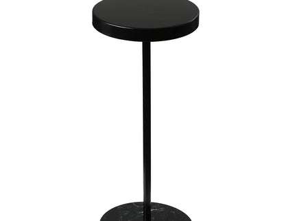 Side Table Round Tabletop Small Lightweight-1910112200450772993