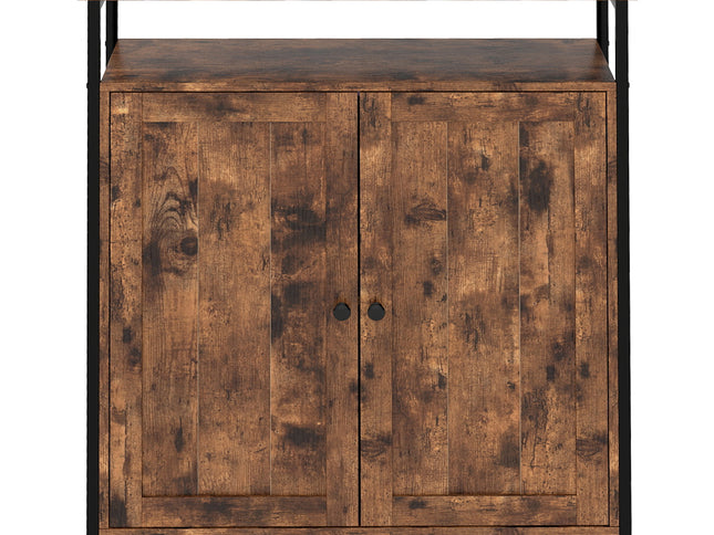Levede Storage Cabinet Multipurpose Organiser Cupboard Adjustable Shelves-2065254300464058369