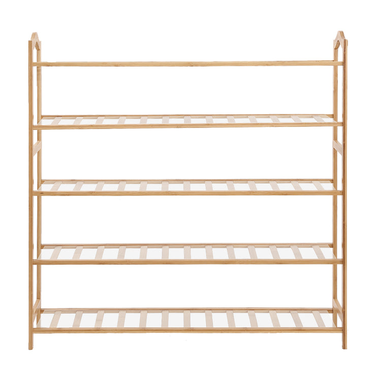 Levede Shoe Rack Bamboo Storage Wooden-1973193842857480193