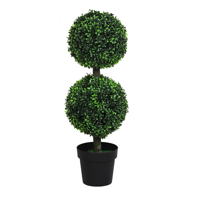 Lambu Artificial Double Ball Boxwood Trees-1973193501952839681