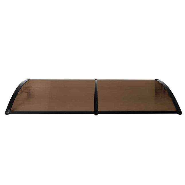 Mountview Window Door Awning Outdoor 1M X 2.4M Brown 1x2.4M-1954802872768139265