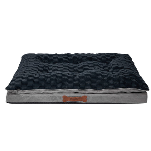 Dog Calming Bed Warm Soft Plush Comfy XL Grey X-Large-1864184509147254785