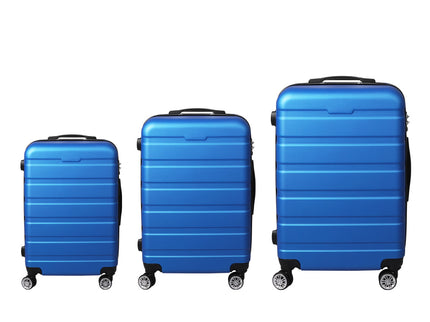 Slimbridge 3PC Luggage sets Suitcase Blue-1864184367660797953