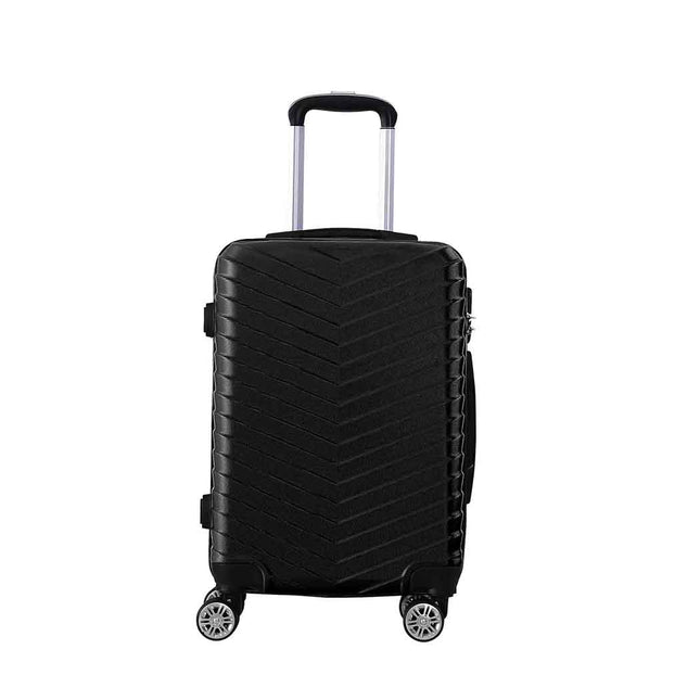 Slimbridge 20" Carry On Travel Luggage Black 20 inch-1973193935232831489