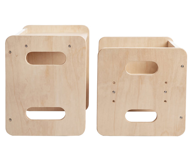 Levede Kids Table and Chair Set Dining Adjustable Toddler Activity Desk Wood-2050056790732836865