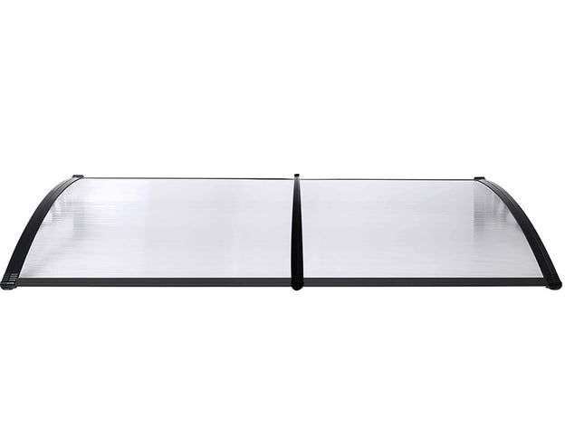 Mountview Window Door Awning Outdoor 1M X 2.4M Transparent 1x2.4M-1973193987930066945