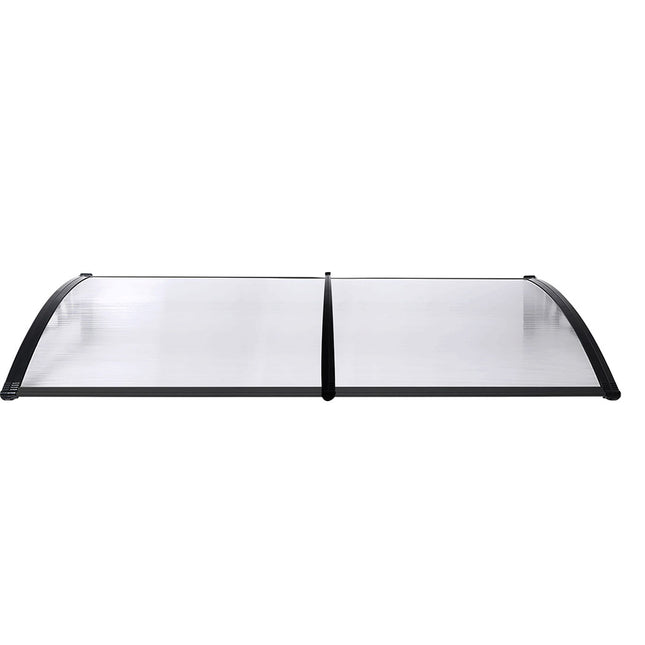 Mountview Window Door Awning Outdoor 1M X 2.4M Transparent 1x2.4M-1973193987930066945