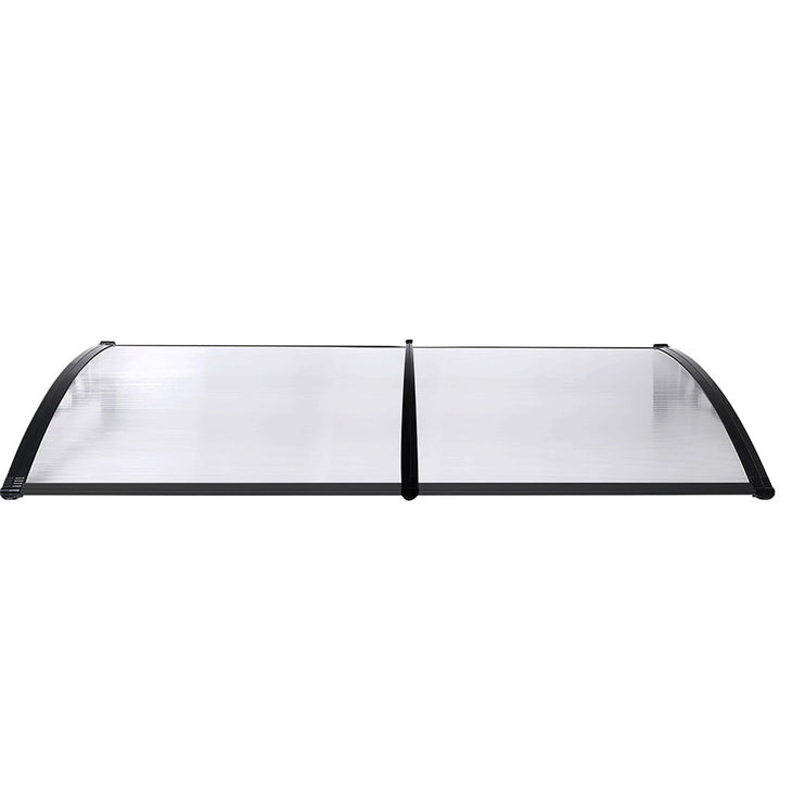 Mountview Window Door Awning Outdoor 1M X 2.4M Transparent 1x2.4M-1973193987930066945