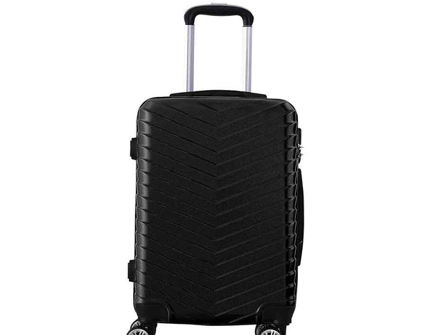 Slimbridge 20" Carry On Travel Luggage Black 20 inch-1864184359662260225