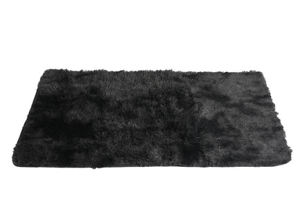 Marlow Floor Rug Shaggy Rugs Soft Large 200x230cm Black-1864183551524737025