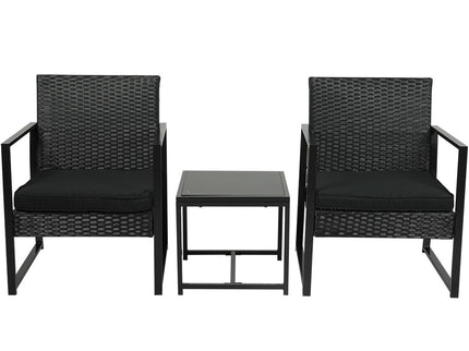 Levede 3 Pcs Outdoor Furniture Set Chair-1864184455187533825