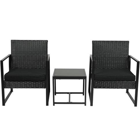 Levede 3 Pcs Outdoor Furniture Set Chair-1864184455187533825