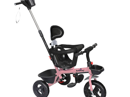 BoPeep Kids Tricycle Ride On Trike Toddler Pink-1910113150980722689