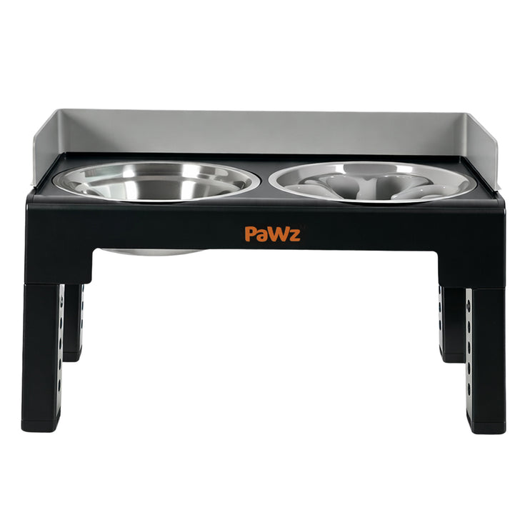 Pawz Elevated Dog Bowls Pet Feeder 6 Height Adjustable Raised Food Water Large-2029334098807492609
