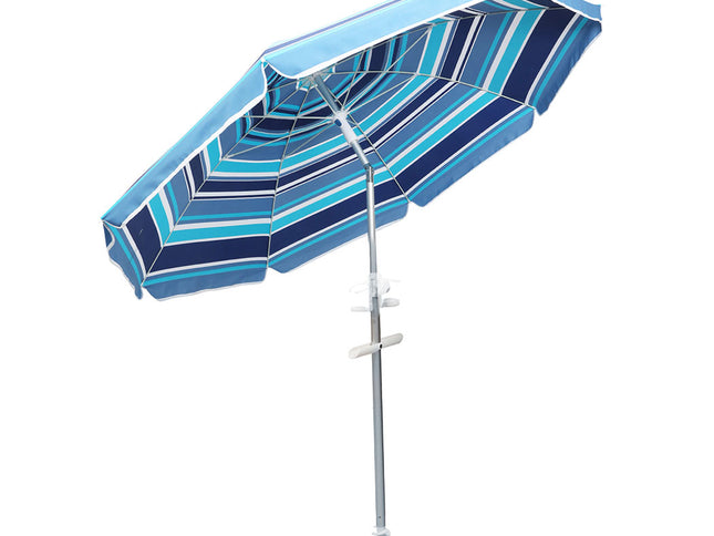 Mountview 2.2M Outdoor Beach Umbrellas Sand Blue-1973193499629195265