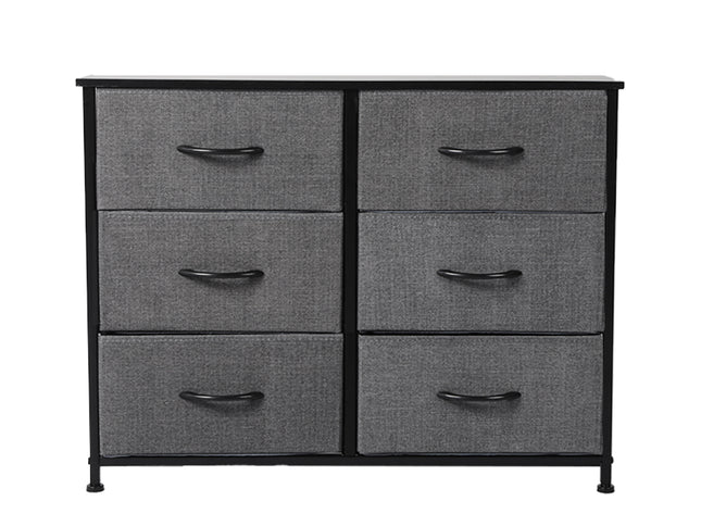 Levede Storage Cabinet Tower Chest Dark Grey-1942353396686262273