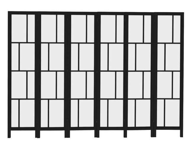 Levede 6 Panel Room Divider 170cm Freestanding Screen-2006733394888757249