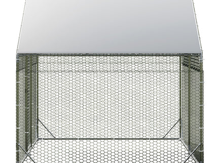 Pawz 200x300x194cm Large Metal Walk-in Chicken Coop Cage-1910112290032717825