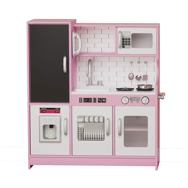 Bopeep Kids Kitchen Set Wooden Pretend Play Cooking Toy-1973193533477228545