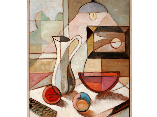 Yezi Modern Wall Art Canvas Abstract 70×100cm Framed Artwork Home Office Decor-2050059007422500865