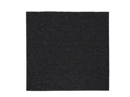 Marlow 20x Carpet Tiles 5m2 Box Heavy Black-1910113061616881665