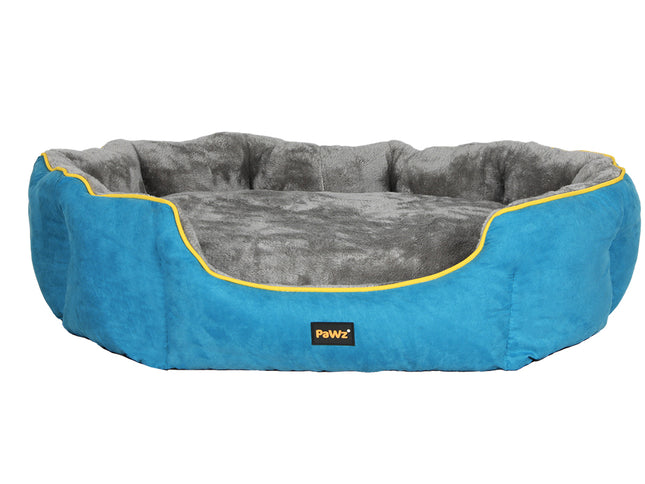 PaWz Electric Pet Heater Bed Heated XL Blue X-Large-1864184527501529089