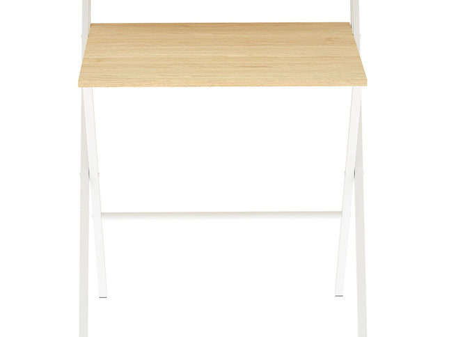 Levede Foldable Computer Desk Office Study Desk Oak-2011971108705800193