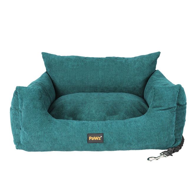 PaWz Pet Car Booster Seat Dog Protector L Green Large-1973193673273380865
