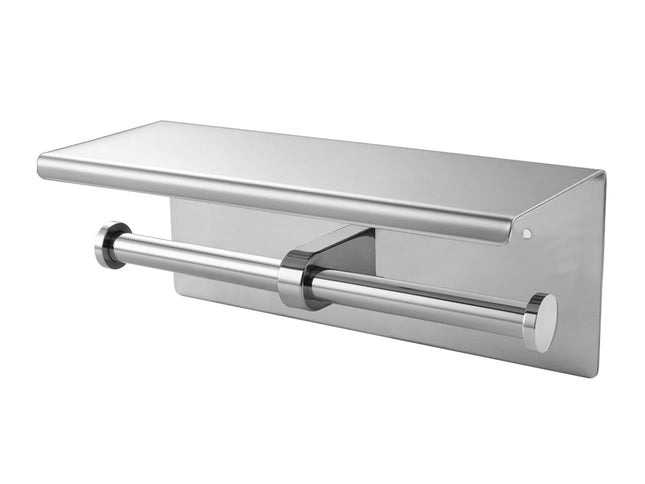 Toilet Paper Holder Double Roll Stainless-1910113085927067649