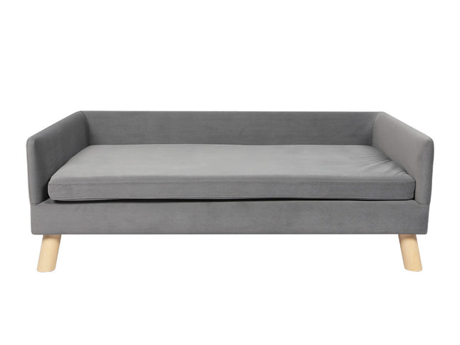 PaWz Pet Sofa Bed Dog Warm Soft Lounge Grey-1973193665371312129