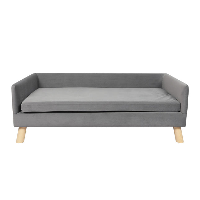 PaWz Pet Sofa Bed Dog Warm Soft Lounge Grey-1973193665371312129