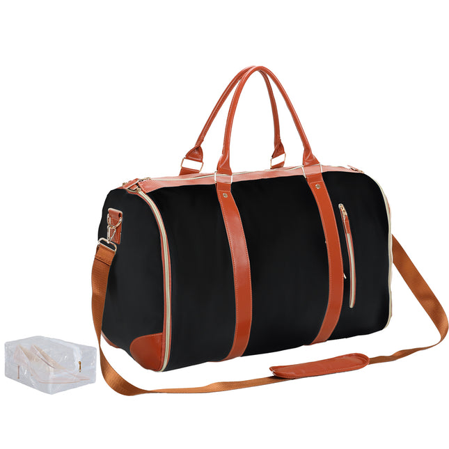 Slimbridge Garment Bags 2 in 1 Hanging Suit Bag Black-1954802452280774657