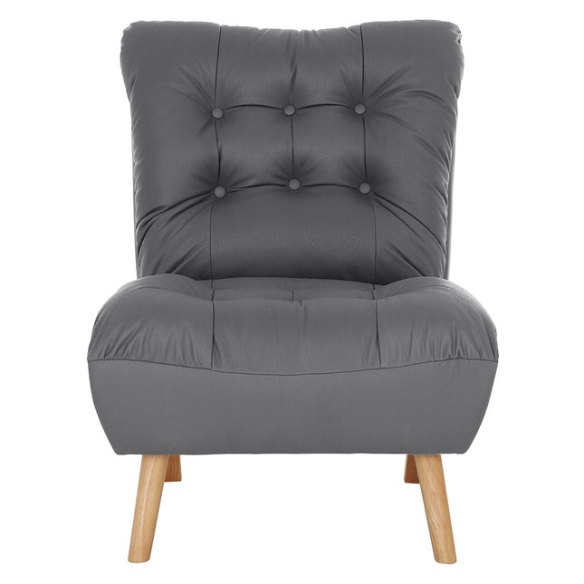Levede Accent Chair Sofa Recliner Adjustable Grey-1910113169750233089