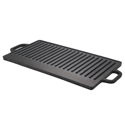 Toque 49.5cm Reversible Cast Iron Griddle Pan Non-Stick-2011971111797002241