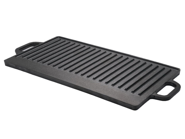 Toque 49.5cm Reversible Cast Iron Griddle Pan Non-Stick-2011971111797002241