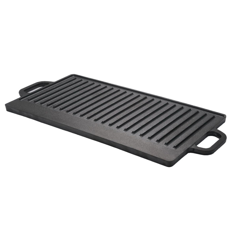 Toque 49.5cm Reversible Cast Iron Griddle Pan Non-Stick-2011971111797002241