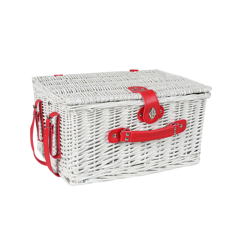Picnic Basket Set Baskets 4 Person Wicker-1973194015985766401
