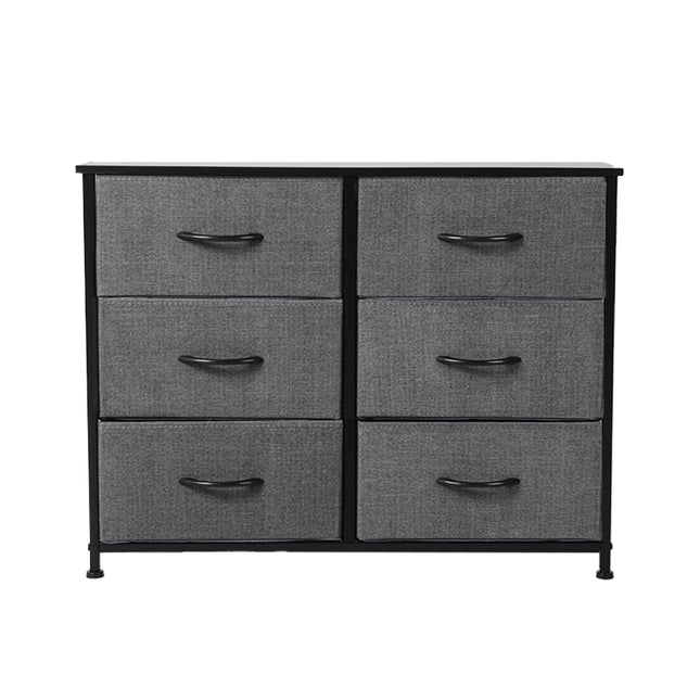 Levede Storage Cabinet Tower Chest Dark Grey-1973194072088776705