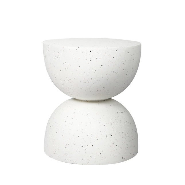 Levede Side Table Terrazzo Coffee Tables Beige-1973194078627696641
