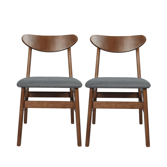 Levede 2xDining Chairs Kitchen Chair Brown 2Pack-1973194075544883201